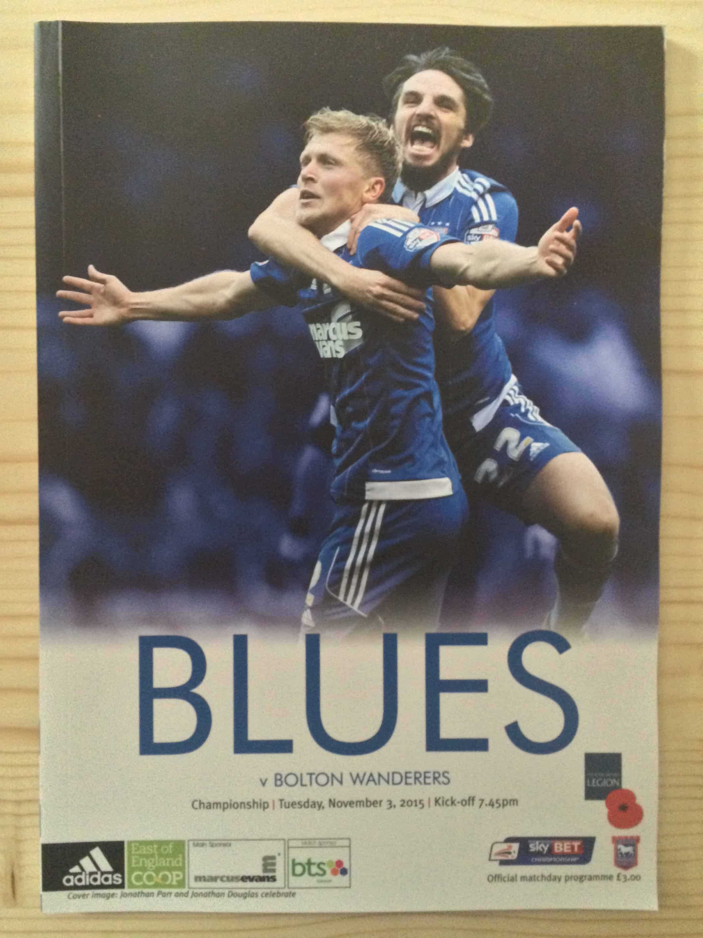 Ipswich Town FC v Bolton Wanderers FC